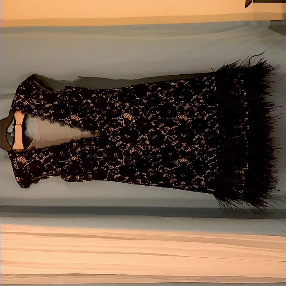 Black Lace Cocktail Dress Size 16
